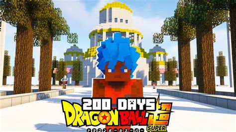 I Spent 200 Days In A Minecraft Dragon Ball Super Server And Became One