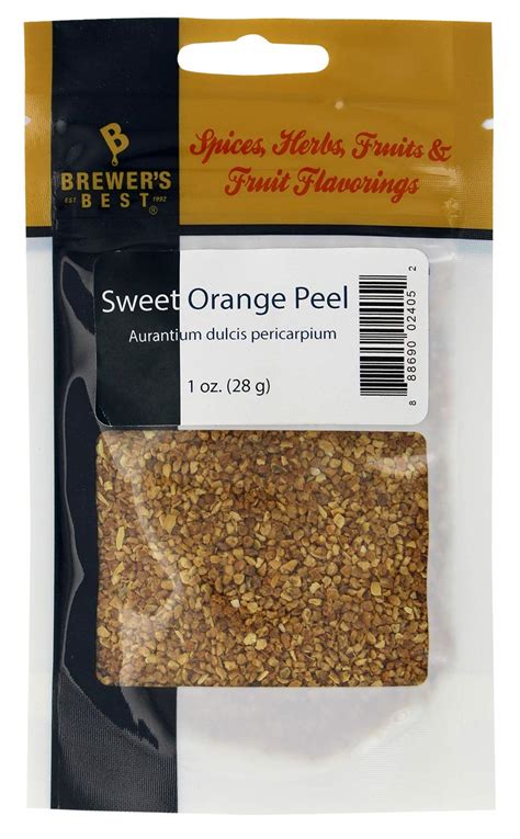 Dried Sweet Orange Peel Brewers Best 1oz For Belgian Witbiers Hobby