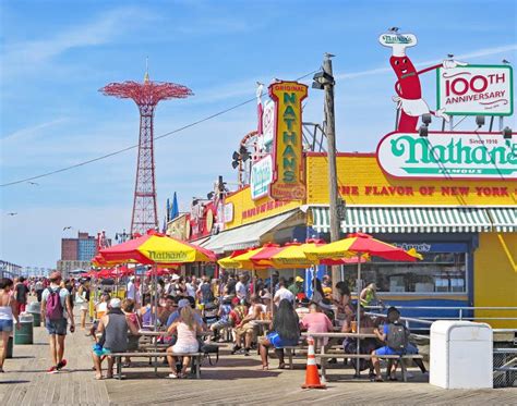 Coney Island Seaside Fair New York Editorial Stock Photo Image Of