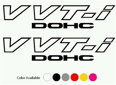 Vvt I Decals 2 Vvti Decal Sticker Celica Scion Tc Xb Matrix Etsy