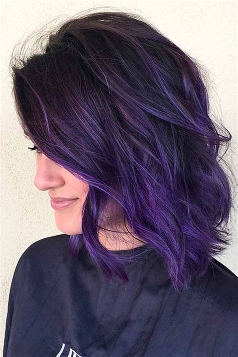 Best Black Purple Hair Dye Hair Style Lookbook For Trends Tutorials