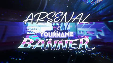 How To Make An Awesome Roblox Arsenal Banner For Free Photopea Photoshop Template Youtube