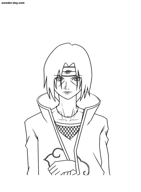 Itachi Uchiha Coloring Pages Coloring Pages For Free Printing