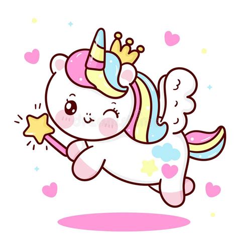 Cute Unicorn Pegasus Vector Holding Heart Fly On Pastel Sky With Sweet