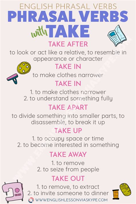 12 Phrasal Verbs With Take With Meanings And Examples English