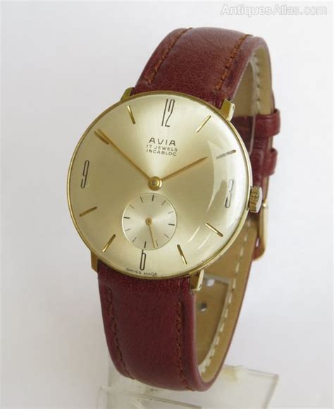 Antiques Atlas Gents 1960s Avia Wrist Watch Model 10060