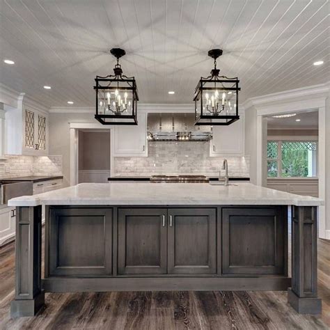50 Kitchen Island Design Ideas With Marble Countertops Sweetyhomee