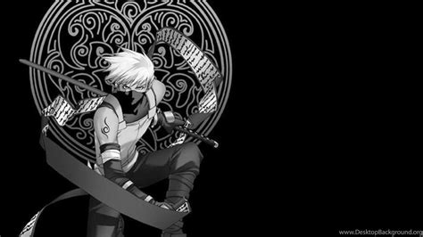 Anime Scenery Black And Grey Wallpapers Wallpaper Cave