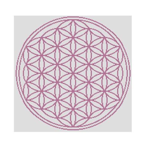 Der teppich des lebens und die lieder von traum und tod. Blume des Lebens Umriss ~ Kreuz, Nähen, stricken, häkeln ...