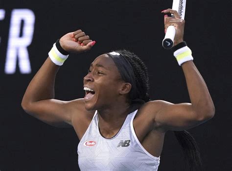 I think definitely coming in today i wasn't as nervous as in my second round, said gauff. Australian Open: Coco Gauff upsets defending champ Naomi Osaka; Serena Williams loses to Wang ...