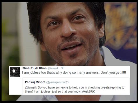 Shahrukh Khan Qanda Twitter Session Shahrukh Khan Funny Twitter Replies