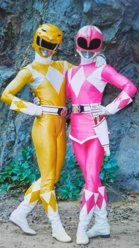 Kimberly Hart And Aisha Campbell Power Rangers Cosplay Pink Power