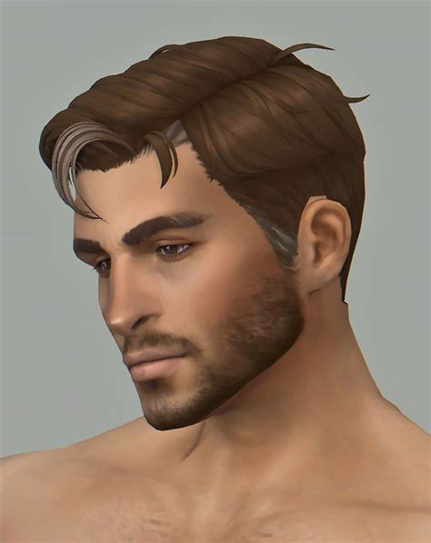 Robert Male Hair Wistful Castle In 2023 Sims Hair Swept Back