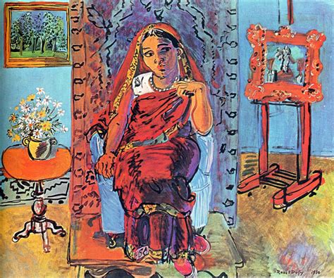 Interior With Indian Woman Raoul Dufy C1930 Framed Prints By Sina