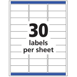 Easily download free pages 8.5 x 11 label templates for laser and inkjet printing! Avery Labels 5660 Template Download Collection