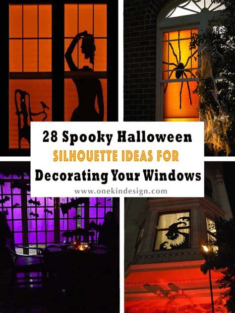 28 Spooky Halloween Silhouette Ideas For Decorating Your Windows