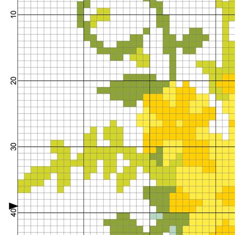This is a modern cross stitch pattern of floral heart for instantly downloadable after purchase, so you can start stitching right away! Yellow Flower Bouquet Cross Stitch Pattern - Daily Cross ...