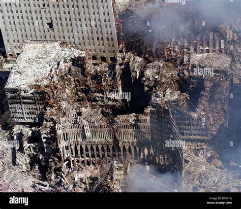 Luftbild Zeigt Nur Einen Kleinen Teil Der Tatort Wo Das World Trade Center Nach Dem