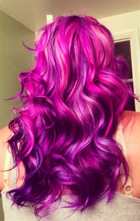 Pink And Purple Hair Diy Hair Color Summer Hair Color Hair Dye Colors