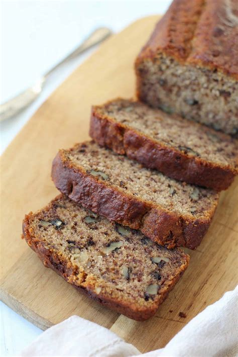 Gluten Free Banana Bread Vegan Recipe The Gluten Free