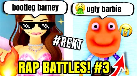 Roasting People In Roblox Rap Battles 3 Youtube