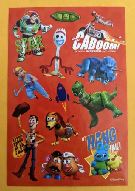 Disney Pixar Toy Story Sticker Single Sheet 299 Picclick