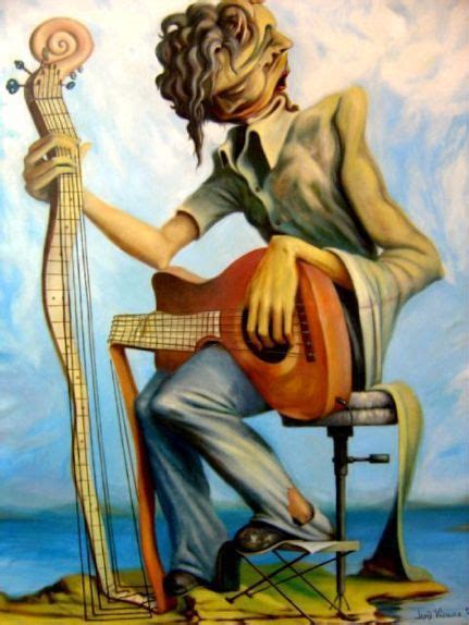 Guitarra Y Guitarrista The Art Of Music In 2019 Dali Paintings Art