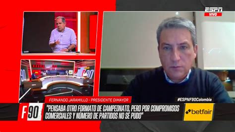 Fernando Jaramillo Justifica La Extensión De La Liga Betplay Ii 2022 Con La Reactivación