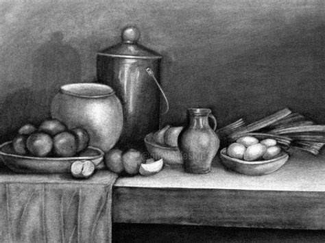 Subtractive Charcoal Still Life Drawing By George Hester On Dribbble