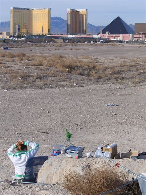 Las Vegas Homeless Camp Off The Strip Aaron Gilbreath Flickr