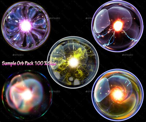 Magic Particle Orb Sprites Game Assets Graphicriver