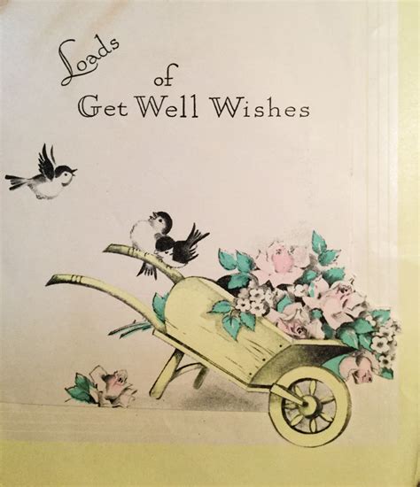 The Literate Quilter Vintage Get Well Greeting Cards