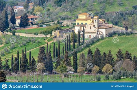 Settignano Is An Ancient Tuscan Town On A Hill With A Beautiful