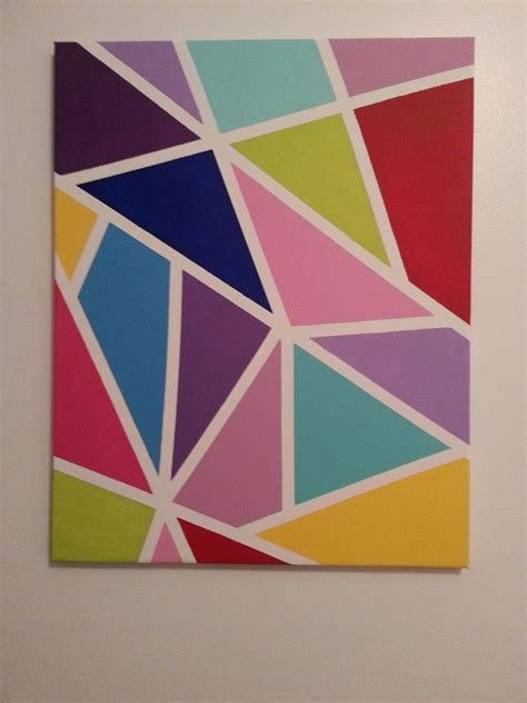 Unique Colorful Painting Ideas Canvas Painting Diy Diy Canvas Wall