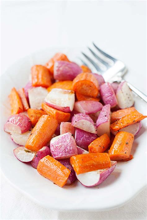 Roasted Radishes And Carrots Laura Fuentes
