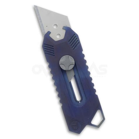 Titaner Manta Titanium Edc Retractable Utility Knife Bluetk 04 A
