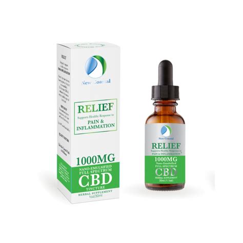 RELIEF Oral Tincture Nano Enhanced Full Spectrum CBD Oil