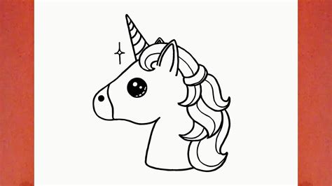 How To Draw A Cute Unicorn Youtube
