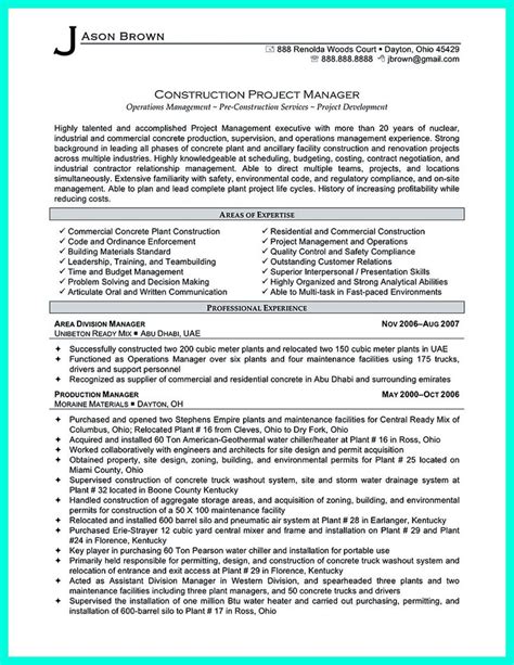 Take a look at the job advertisements for project. Construction project manager resume for experienced one ...