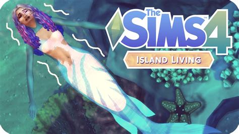 All About Mermaids Sims 4 Island Living Gameplay 🧜🏻‍♀️ Youtube