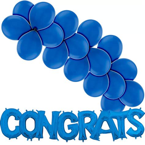 Blue Congrats Balloon Kit Party City