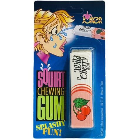 Squirt Chewing Gum Fake Prank Shoots Out Water Gag Joke Fun Etsy