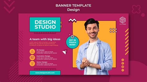 Premium Psd Design Studio Banner Template