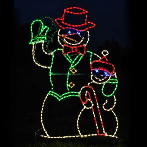 Holiday Lighting Specialists 4 Ft Animated Waving Snowman Outdoor