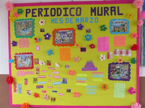 Las partes del periódico mural pueden variar, ya que su conformación depende del conjunto de ideas que tengan quienes lo realicen. Periódico mural marzo (7) - Imagenes Educativas