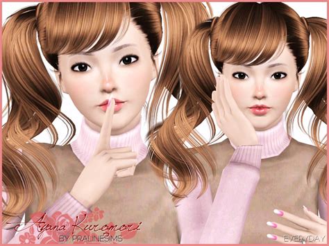The Sims Resource Japanese Beauty Ayana Kuromori