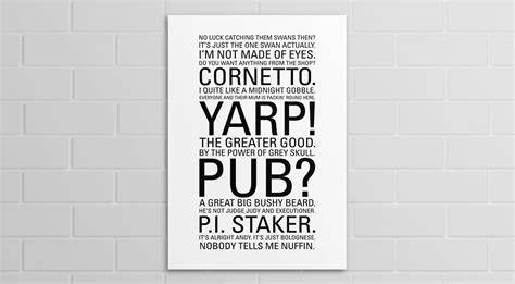 Hot Fuzz Quotes A5 A4 A3 Poster Or Print Etsy 日本