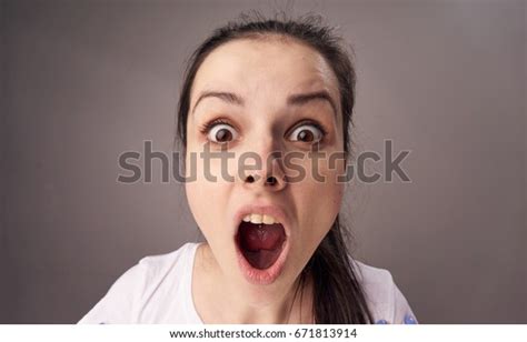 Woman Screams Stock Photo 671813914 Shutterstock