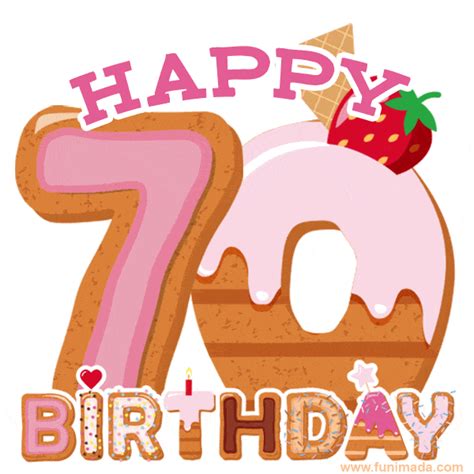 Clipart For 70th Birthday