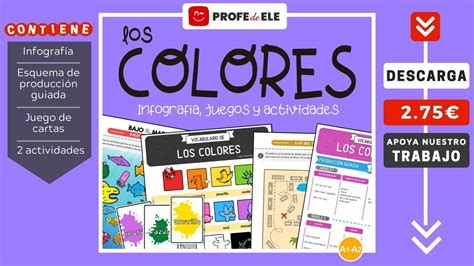 Vocabulario De Los Colores En Español Profedeele